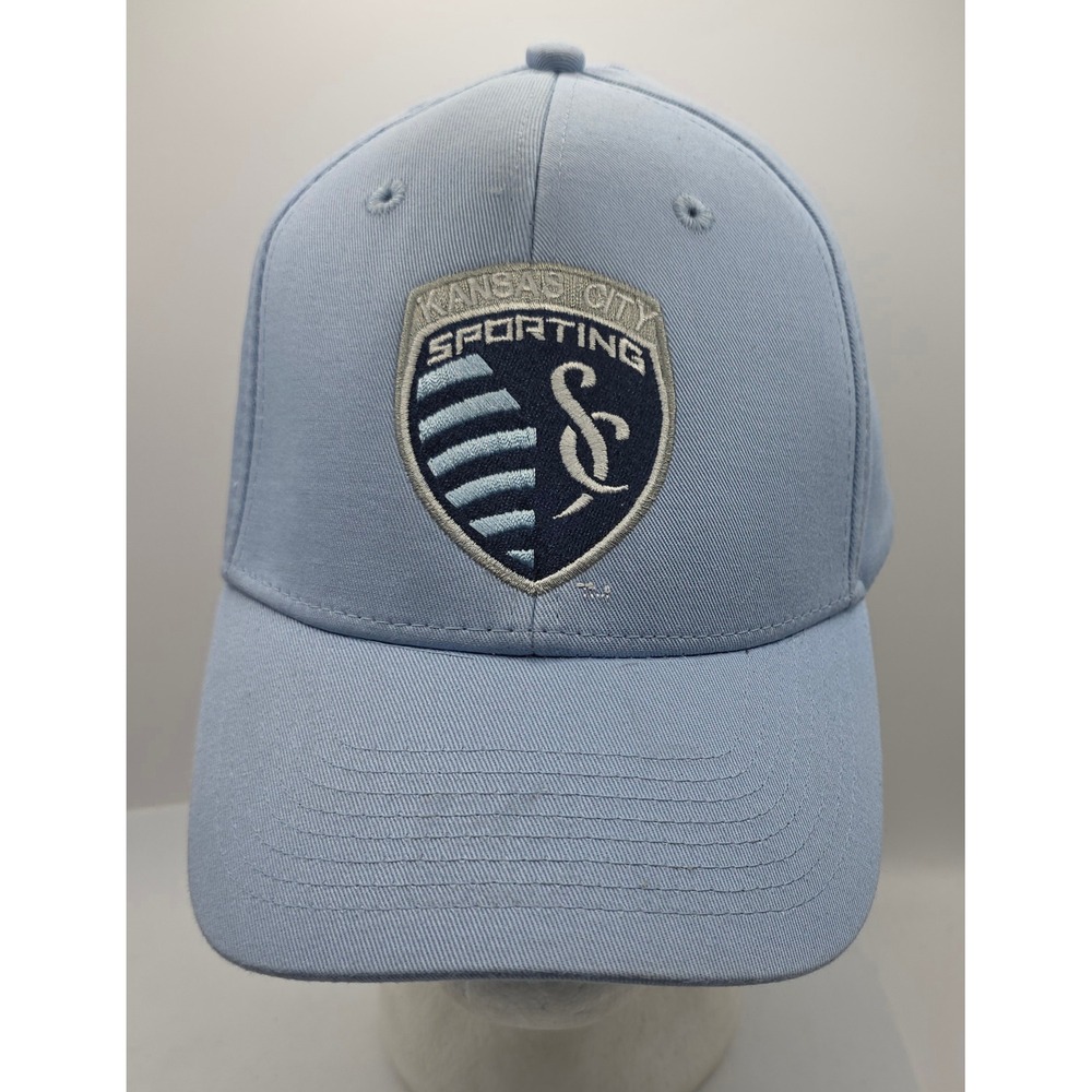 Sporting Kansas City MLS Soccer Hat Cap Adult Strapback Baby Blue